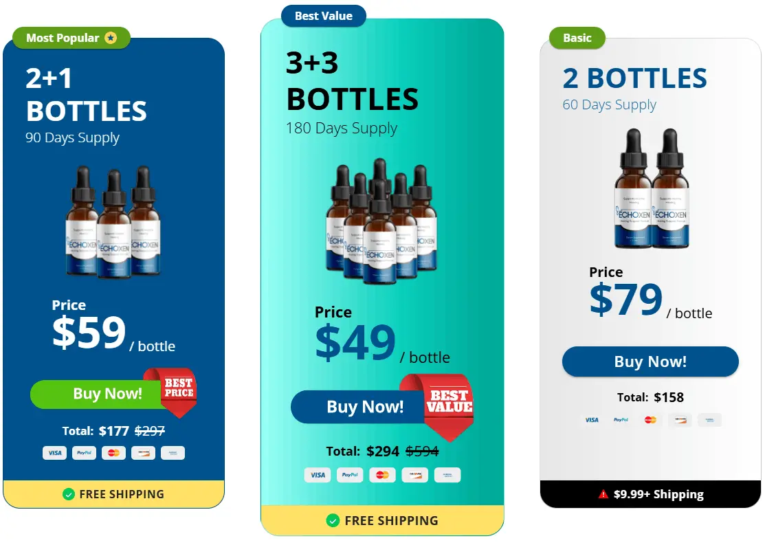 Special Offer on EchoXen Natural Hearing Support Supplement